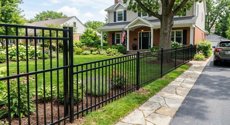 Aluminum Fence Installation in Alpharetta, GA