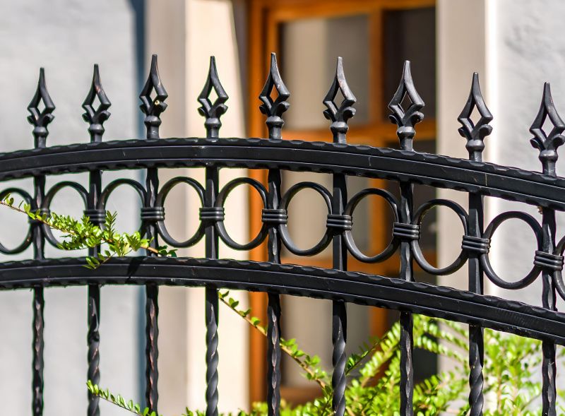 Finished Wrought Iron Fence